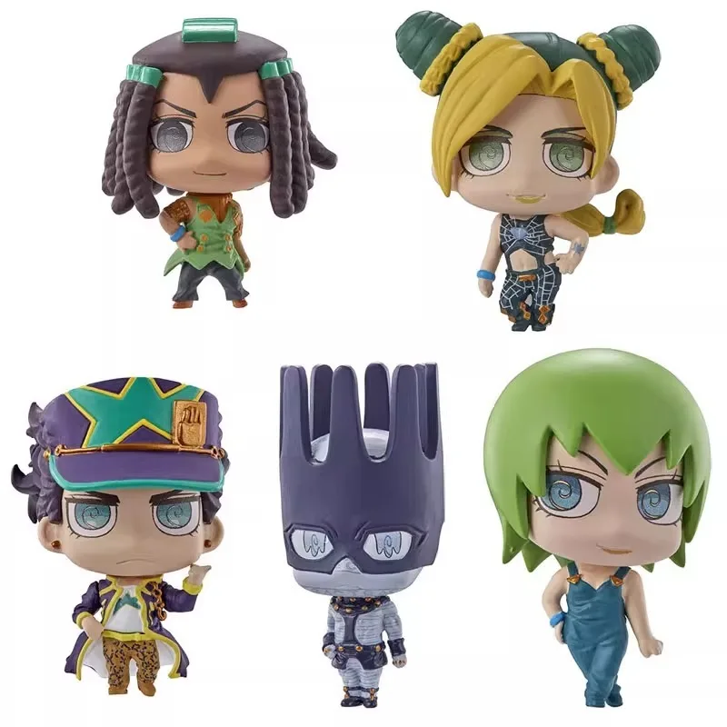 JoJo's Bizarre Adventure Gashapon Toys Jolyne Cujoh Foo Fighters Kujo Jotaro Ermes Costello versión Q figura adornos Juguetes