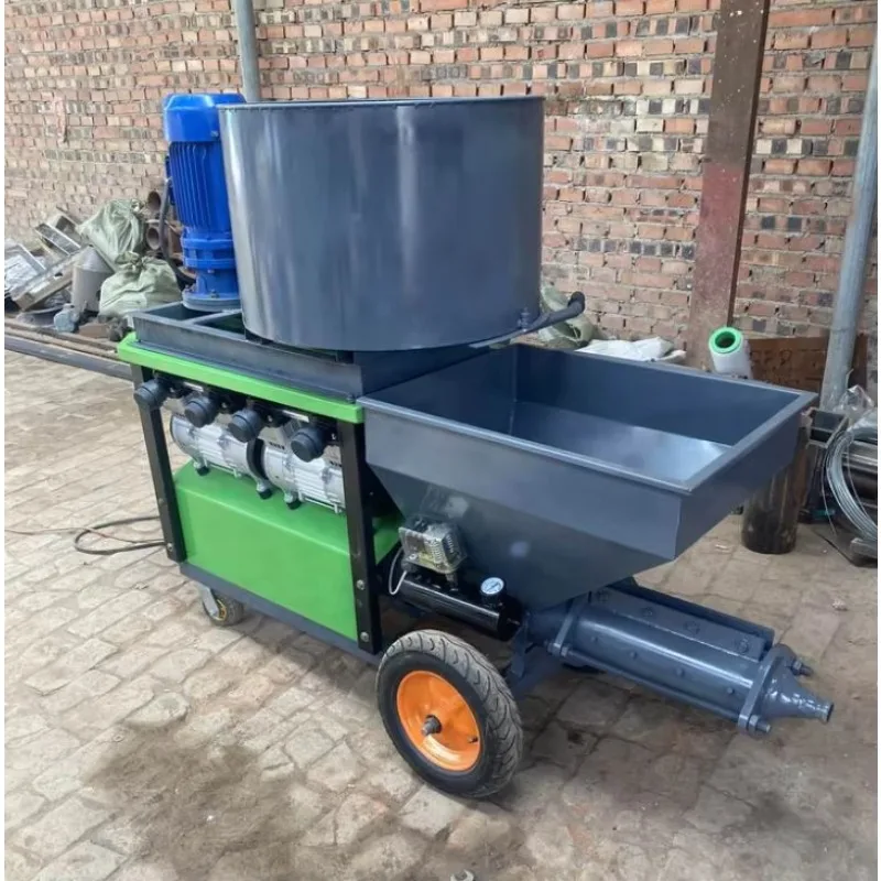 Machine de pulvérisation de mortier de ciment, petit pulvérisateur de mortier électrique pour l'exportation de la Machine de pulvérisation de plâtre de mortier, offre spéciale