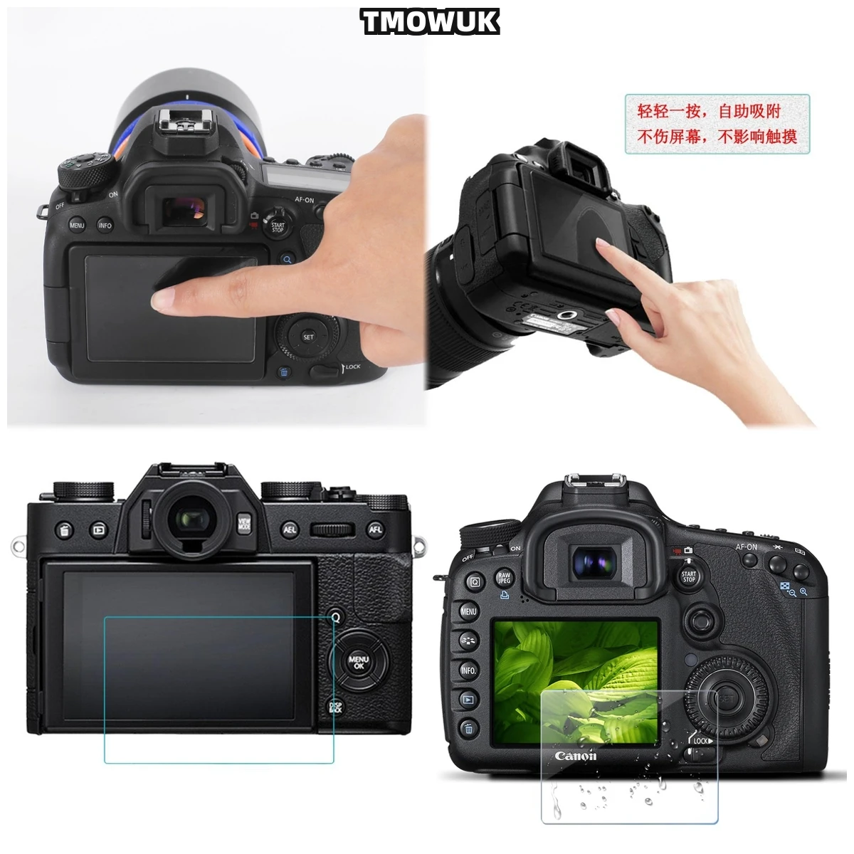 

​​For Fujifilm X-T1 T2 XA3 XA5 XA10 XA20, HD Clear Privacy Screen Protector – 9H Tempered Glass Film With Anti-Glare & Anti-Scra