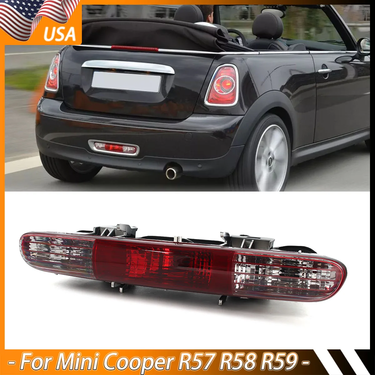 

Задний противотуманный фонарь заднего хода для Mini Cooper 2011 2012 2013-2015 R56 R57 R58 R59 Задняя противотуманная фара для 63247255925