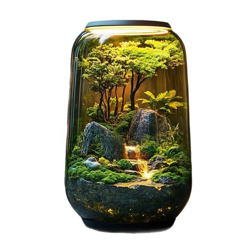 

Moss micro-landscape base dust-proof sealed ecological bottle shopping mall Meichen decoration
