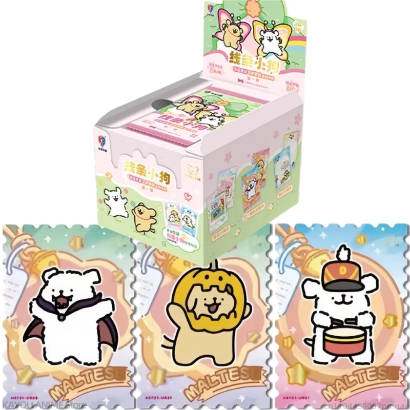 

Линия щенка, крыша, дневник, открытка с разрезом, первая игра V2, Kawaii, мультфильм, аниме, периферийные коллекционные карты, игрушки, подарки