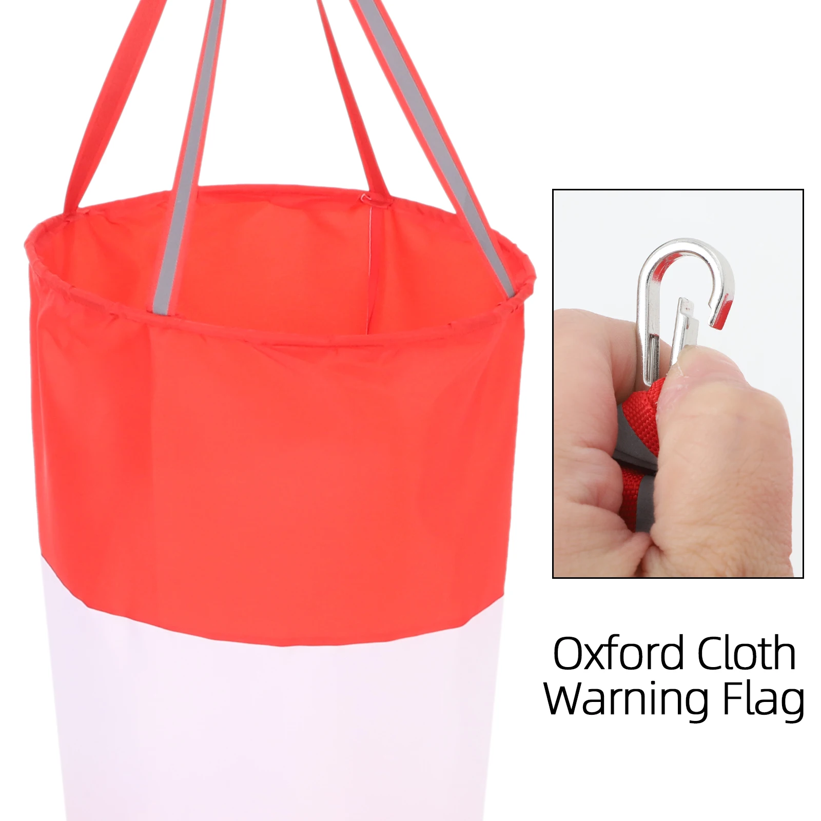 Windsock Flag 100Cm Waterproof Oxford Cloth High Visibility Reflective Outdoor Wind Direction Indicator For Yard Garden
