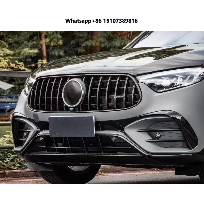 GLC Auto Parts W254 Upgrade GLC63 Body Kit Front Rear Bumper  Grille Lining Wheel Eyebrow Bright Black Trims 2023-2025 Style