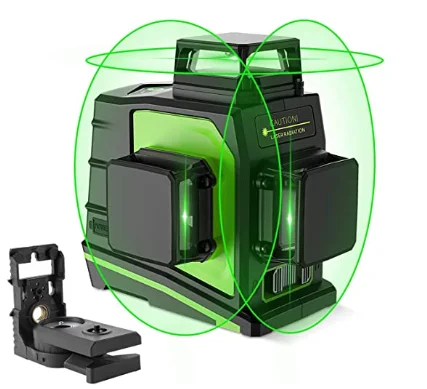GF360G, 3D Green Beam&Self-leveling Cross Line Leveling ,12 LineRotary Land Nivel Laser Level
