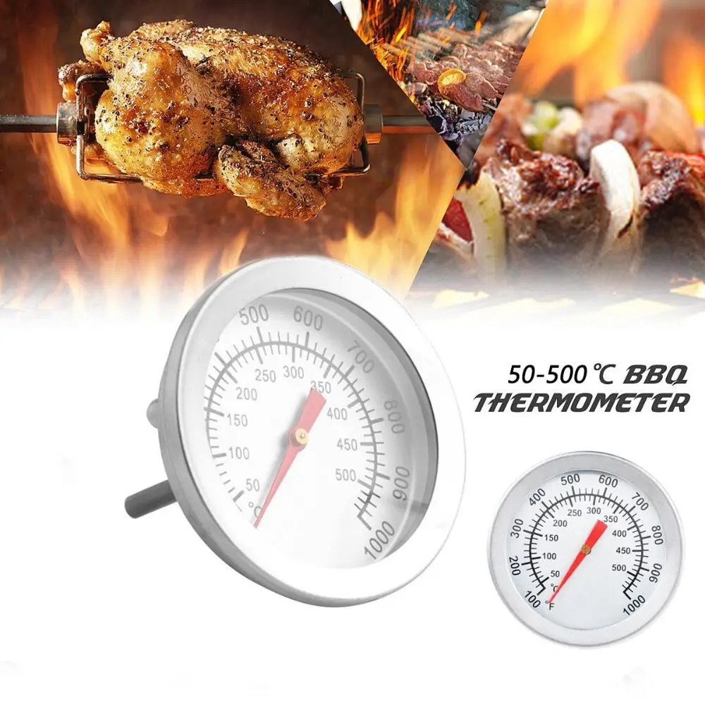 50-500 Centigrade Degrees Oven Grill Kitchenware Thermometer BBQ Accessories Barbecue Tools Temperature Gauge