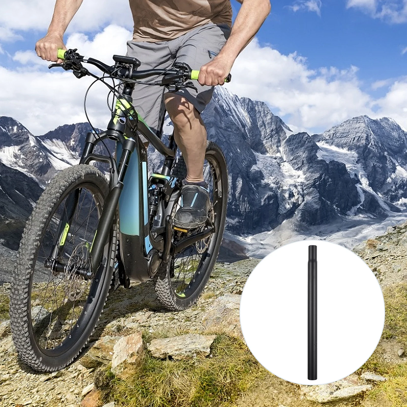 1 قطعة سبائك الألومنيوم خفيفة Seatpost سهلة التركيب دراجات الطريق الجبلية Seatpost سبائك الألومنيوم مقعد آخر الدراجة الملحقات