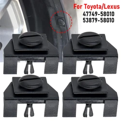 Kit de clips de couverture de pare-chocs avant de voiture, attache de garde-boue pour Toyota Lexus 4Runner CorTrustCamry, 53879-58010, 47749-58010, 4 ensembles