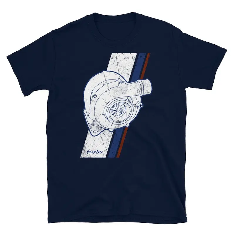 Automotivo Turbo Motor Esporte Carro Mecânico T-shirt