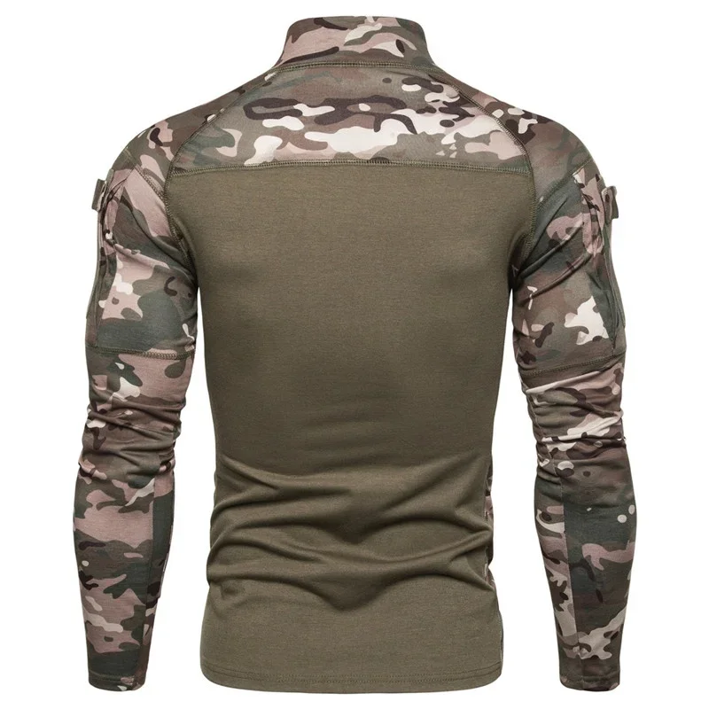 New Fashion Men\'s Tactical Camouflage Athletic Shirts