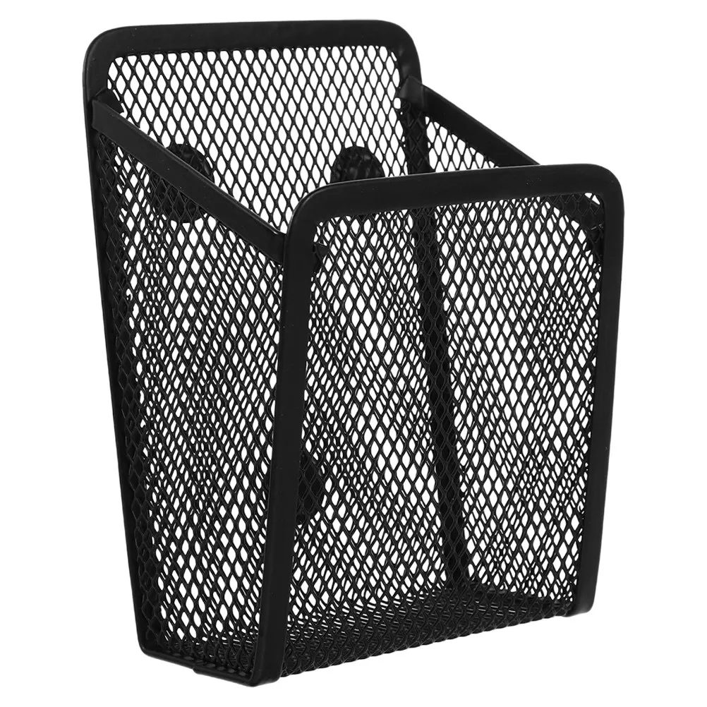 Magnetic Pen Holder Iron Material Compact Lightweight Stable Pen Storage Organizer for Office Classroom Refrigerator Whiteboard
