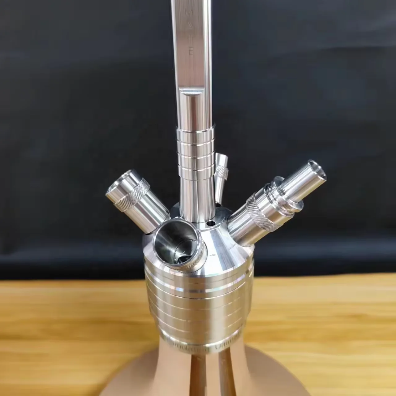 Steamulation الألمانية عالية الجودة 304 الفولاذ المقاوم للصدأ الشيشة S4 مصنع صنع الفاخرة الشيشة الألمانية الشيشة