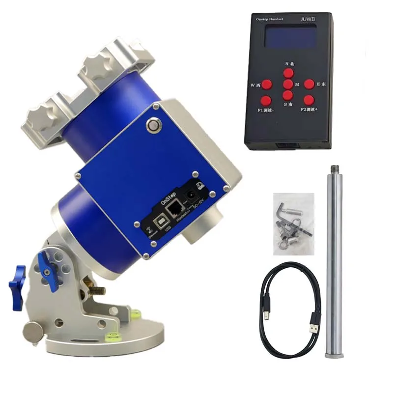 

JUWEI-17 Harmonic Equatorial Mount с узкими/широкими канавками «ласточкин хвост» для астрономического телескопа, совместимого с теодолитовым режимом