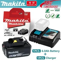 🔥NEW 18V 5.0Ah 6.0Ah Battery for Makita 18V Power tool DDF487 DGA404 DTW700 DHP487 DTD173 Lithium-Ion battery Replacement🔌