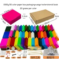 Polymer Clay Starter Kit 24/36/50 Colors Oven Bake Clay Baking Modeling Clay DIY Soft Clay With Accessories