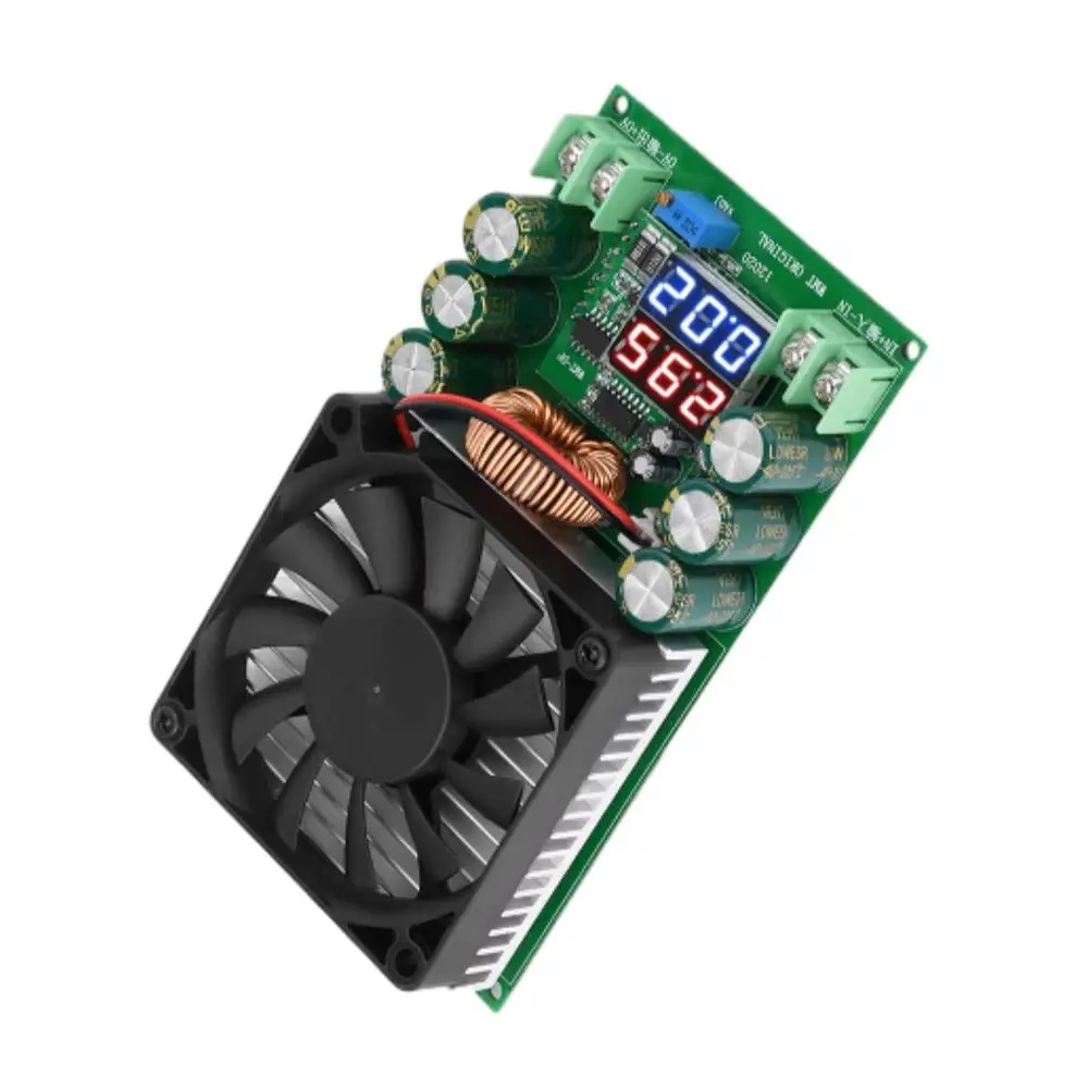 DC25-120V to DC1.2-75V Power Supply Board 600W High Power Adjustable Step-down Power Supply Module with Voltage/Vurrent Display