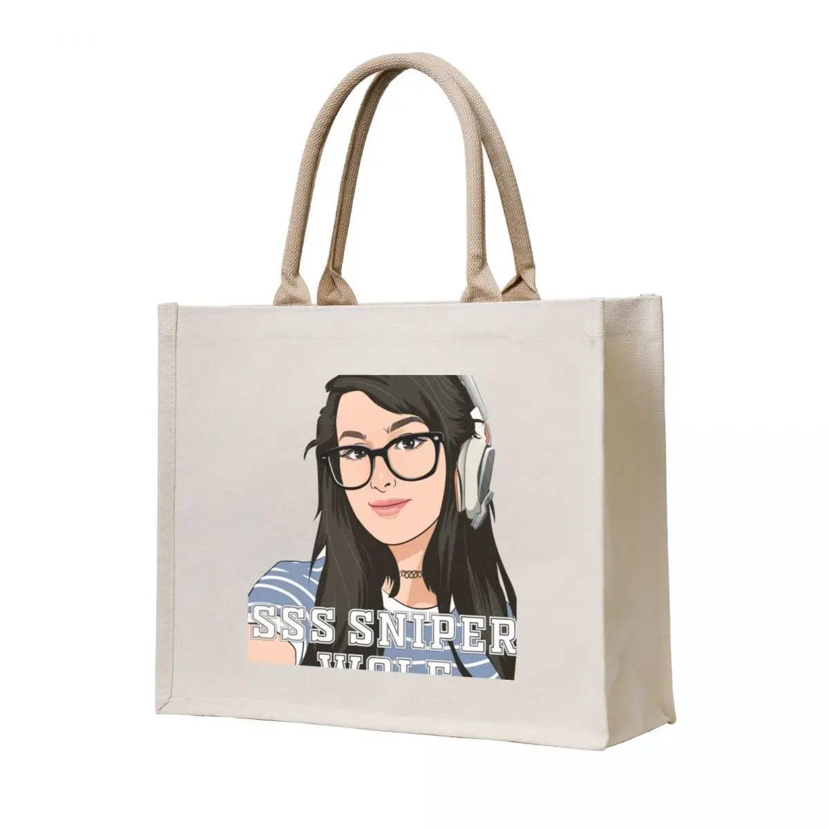 

SSS Sniper Wolf Essential Tote Bag eco pack bags luxury women Reusable bags