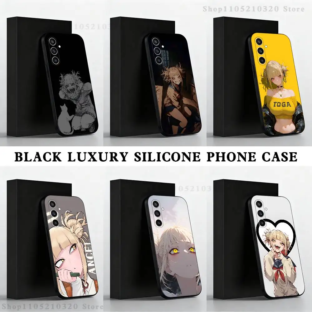 

Toga Himiko My Hero Academia Phone Case For Samsung S 25,24,23,22,30,21,10,9,Ultra,Plus,Lite,FE,4,5 G Black Soft Case