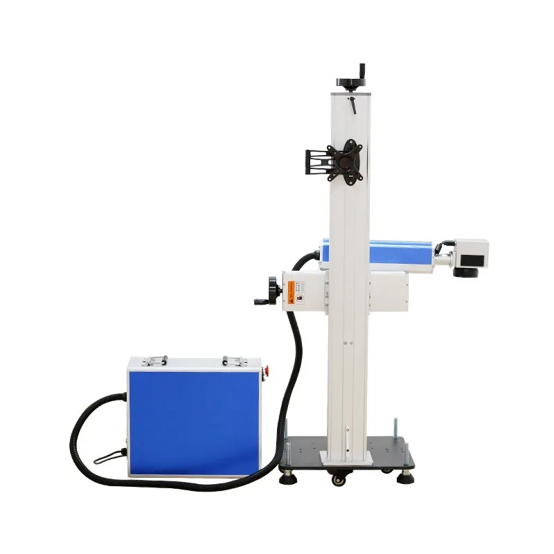 

Fiber optic marking machine, Coke beverage QR code engraving machine, assembly line stainless steel inkjet marking machine