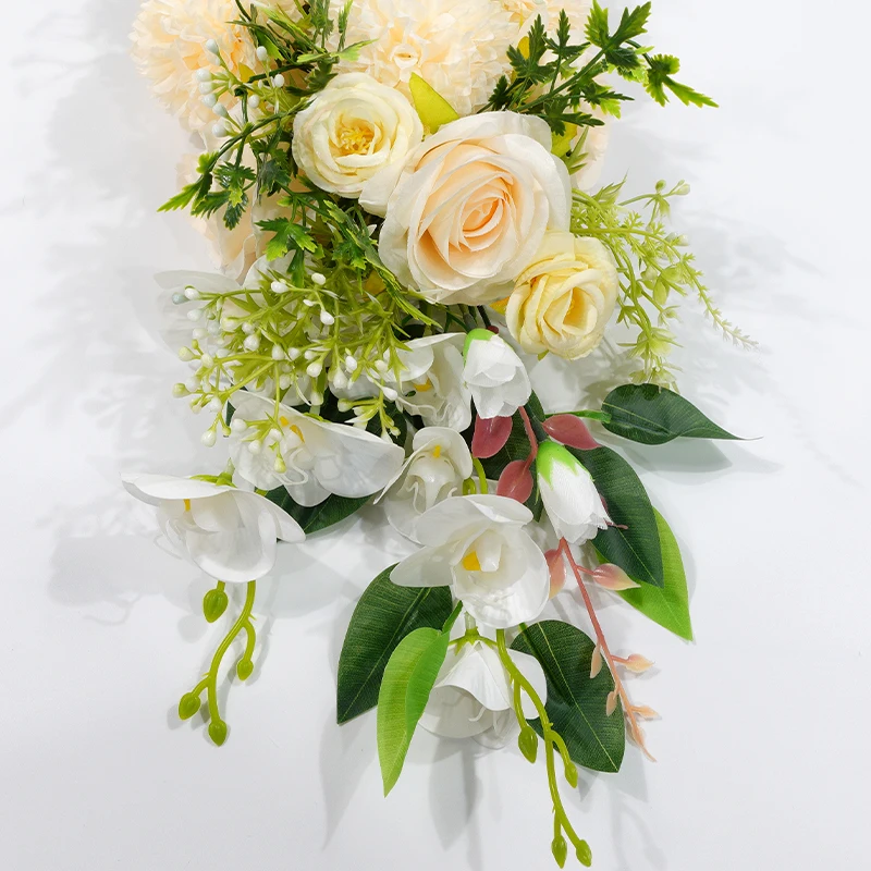 

Арка в европейском стиле Искусственные цветы для свадебного зала Фон, Украшение прохода, Трансграничная горячая распродажа Свадьба, День рождения, Фестиваль, Зал, Гостиная, Украшение дома, Украшение свадебного отеля, Искусственные цветы, Цветочная компози