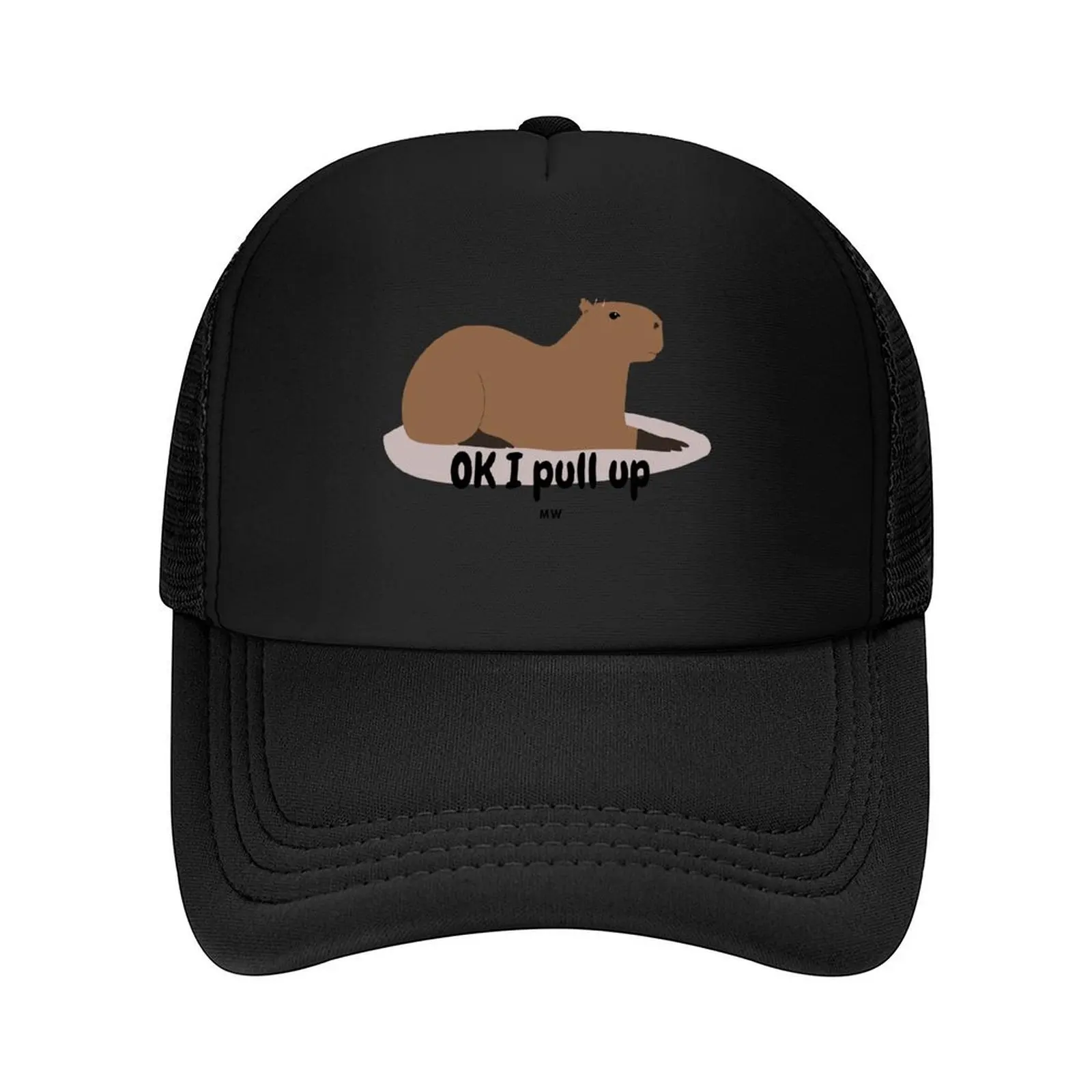 

Capybara I pull up Baseball Cap Fashion Beach Wild Ball Hat Kids Hat Luxury man cap Caps For Men Women's