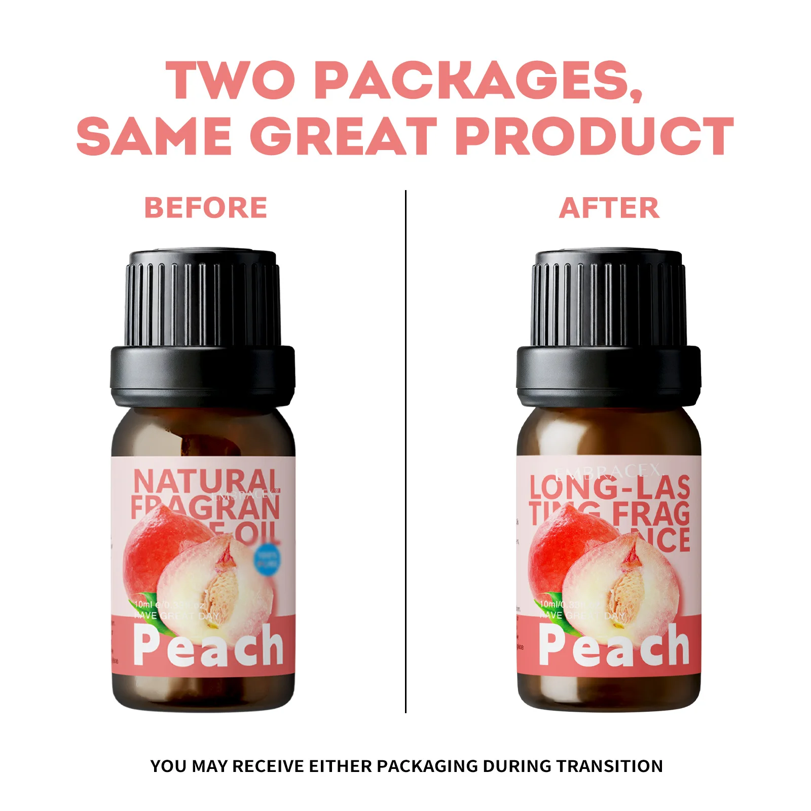 10ml Peach Fragrance Oils Fruit Sent Oil Long-Lasting Sweet Scent Massage Body Oils Skincare Nail Care Soap Making Gift