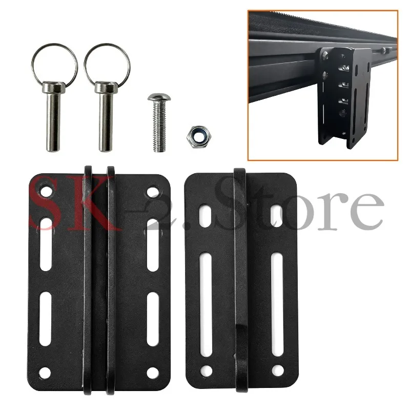 Suitable for SUV 4X4 car side awning bracket, stainless steel mounting kit, roof tent side rail off-road
