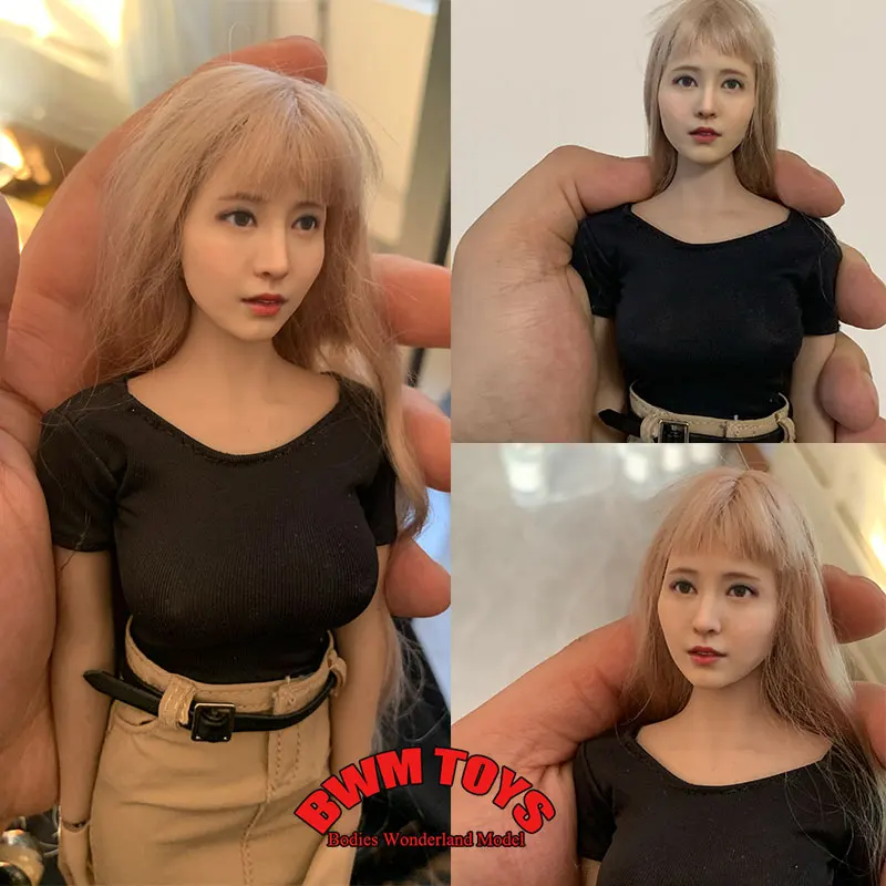 

Ручная работа, масштаб 1/6, 1/12, женщина-солдат, Миками Юа, резьба по голове, японская сексуальная красота, голова для 12 дюймов, 6 дюймов, экшн-фигурка, кукла, сделай сам