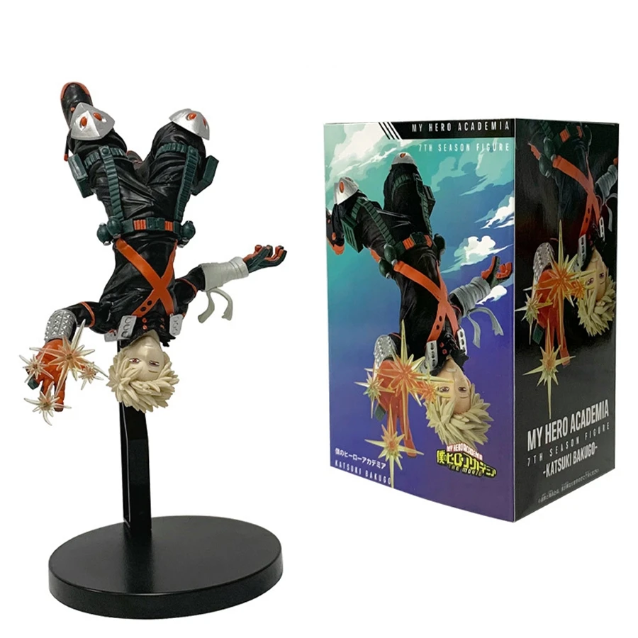18 cm Boku no Hero Academia Anime Figuur Bakugou Katsuki Acchion Figuur Midoriya Izuku/Todoroki Shoto Beeldje PVC Koc C Bodemtemperatuur en ys