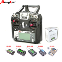 FLYSKY FS-i6X 10CH 2.4GHz RC Transmitter with X6B iA6B iA10B A8S iA6 Receiver for RC FPV Racing Drone Airplane