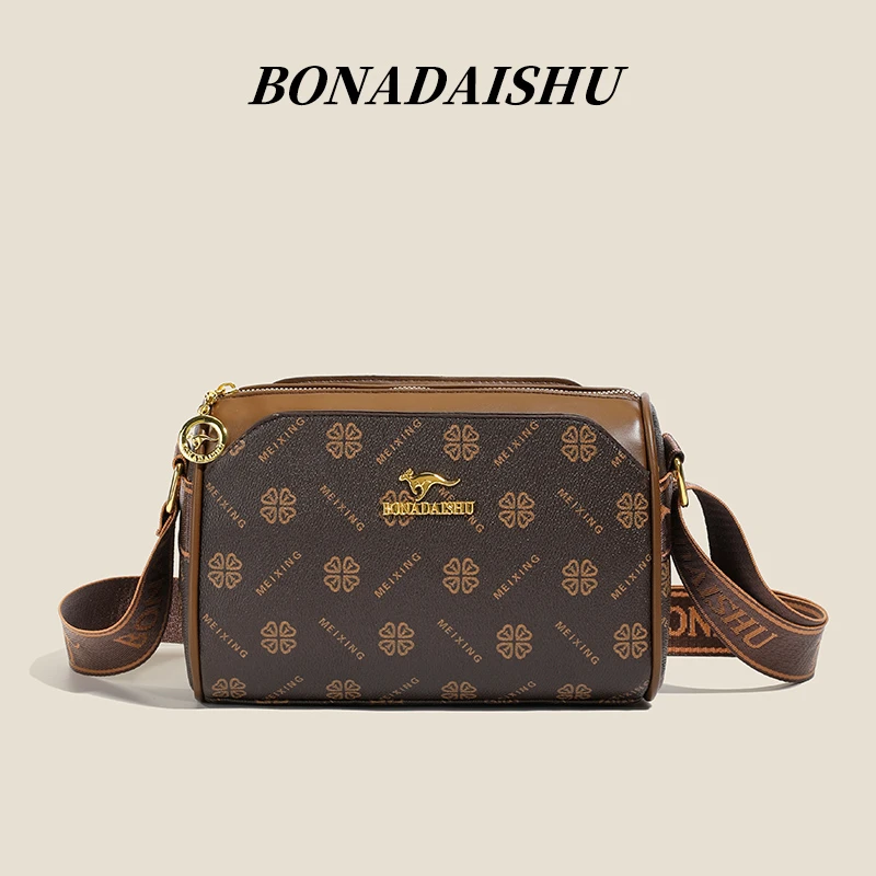 حقيبة كروس نسائية جديدة للخريف والصيف، حقيبة كتف ريترو عصرية للنساء في منتصف العمر، حقيبة نسائية بنمط قديم #1