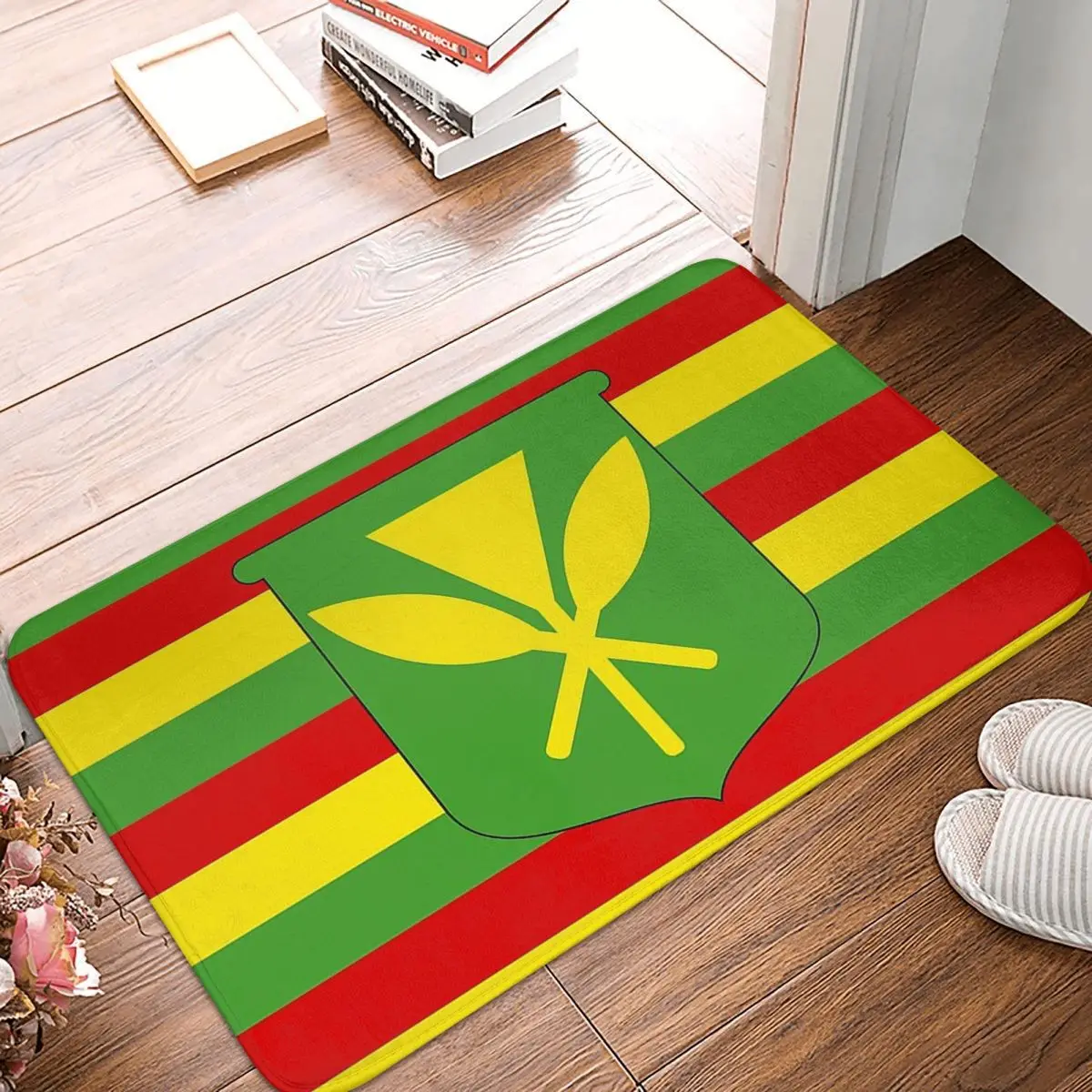 National Flag Bath Mat Kanaka Maoli Native Hawaiian Doormat Kitchen Carpet Balcony Rug Home Decor