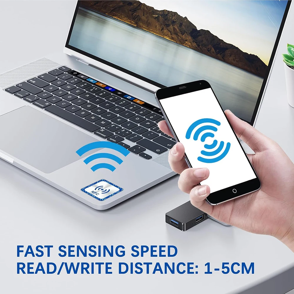 NFC NTAG213 RFID tag NFC 213 ملصق مقاوم معدني، 144 بايت من الذاكرة قابل للبرمجة بالكامل، مناسب لأجهزة NFC #2