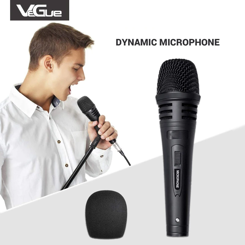 High Quality Condenser Studio Karaoke Mic Wired Singing Microphone for Speeches Dynamic Microfone Com Fio