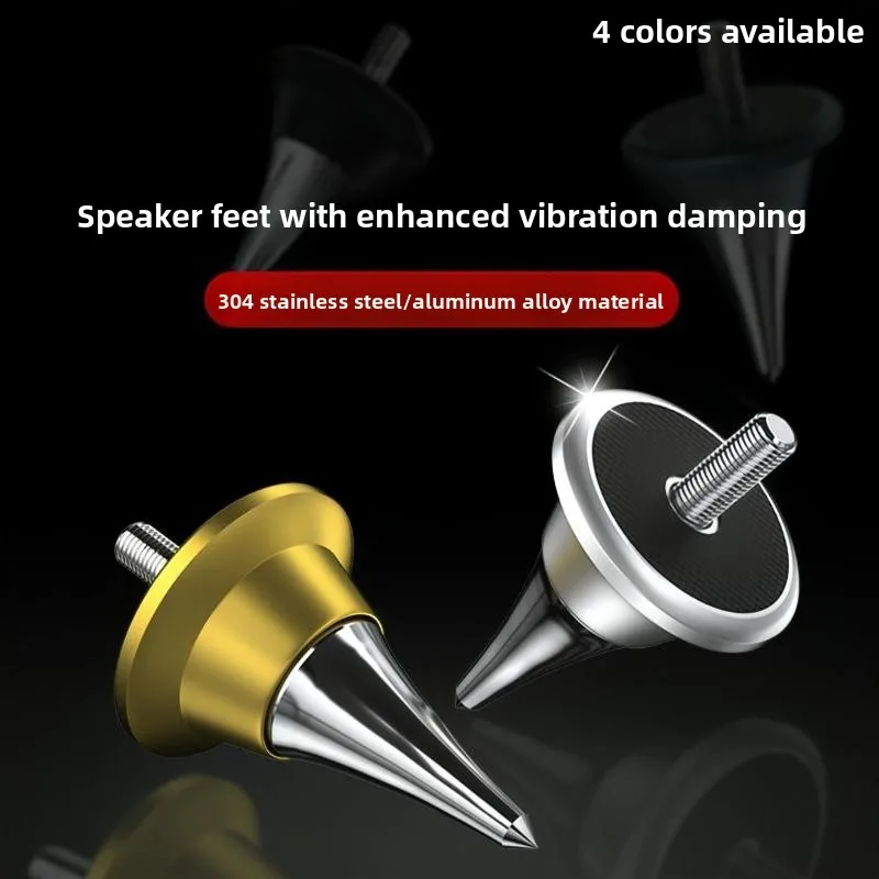 

Speaker shock-absorbing foot pad stainless steel speaker shock-absorbing foot pad amplifier tripod shock-absorbing foot pad