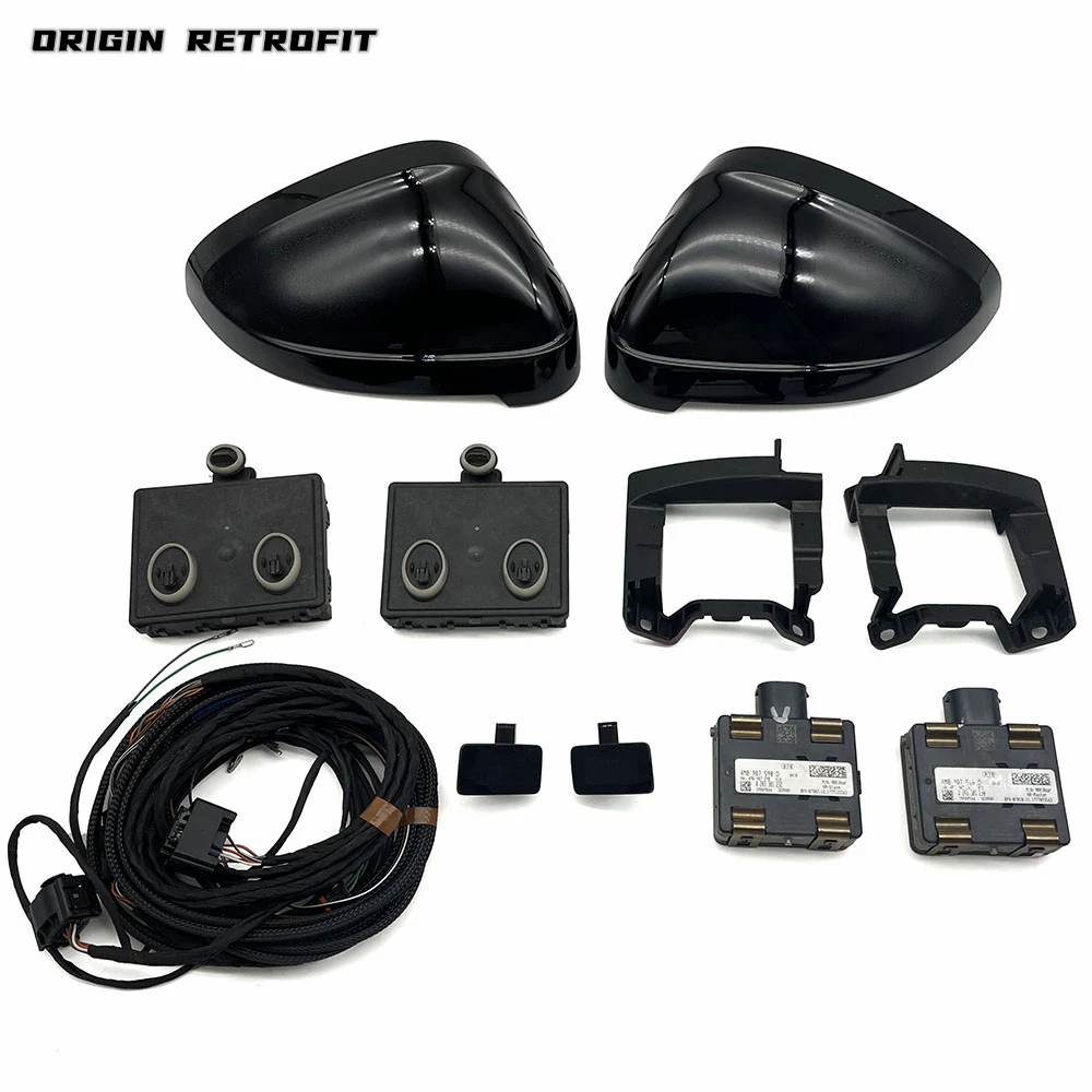 

For Audi A4B9 Blind Spot kit with gloss black mirror cover