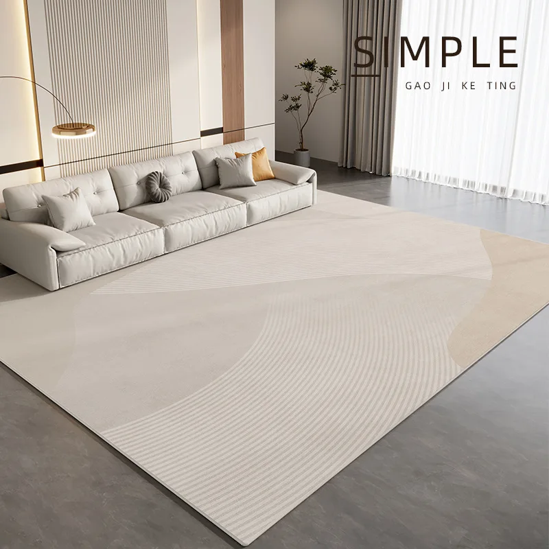 VIKAMA Luxury Style Large Area Carpeted Living Room Floor Mat for Easy Cleaning and Durable Use Home Decoration