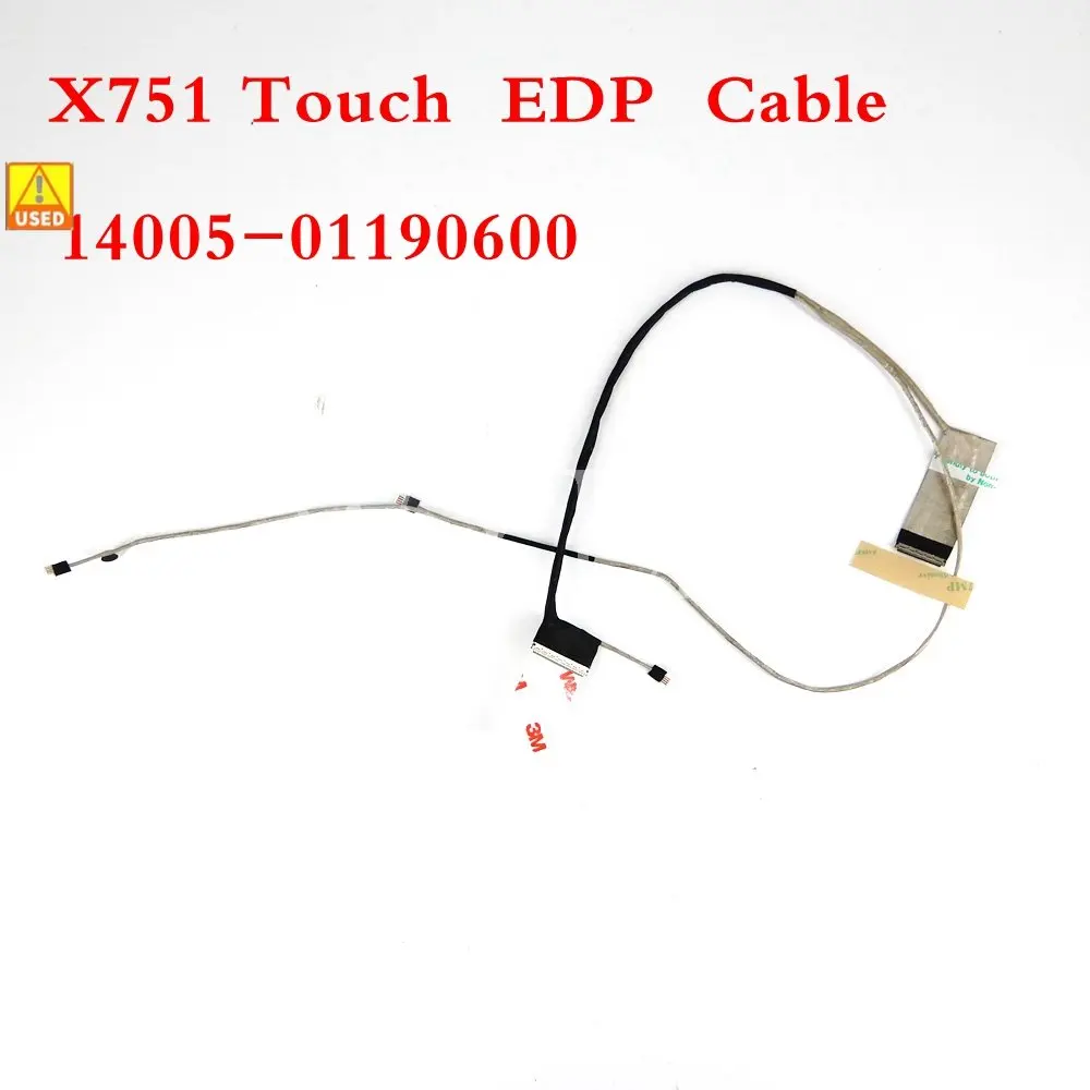 Used X751 Touch EDP Cable For X751 X751LD X751L LN LX X751MA F751 P/N 14005-01190600 LCD Flex Cable