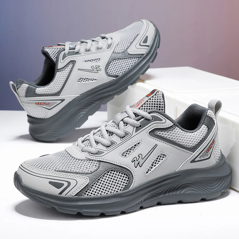 

New Men Running Shoes Casual Sneakers Breathable Blade Fashion Jogging Leisure Comfortable Walking Lace-up Loafers Brand Outdoor
