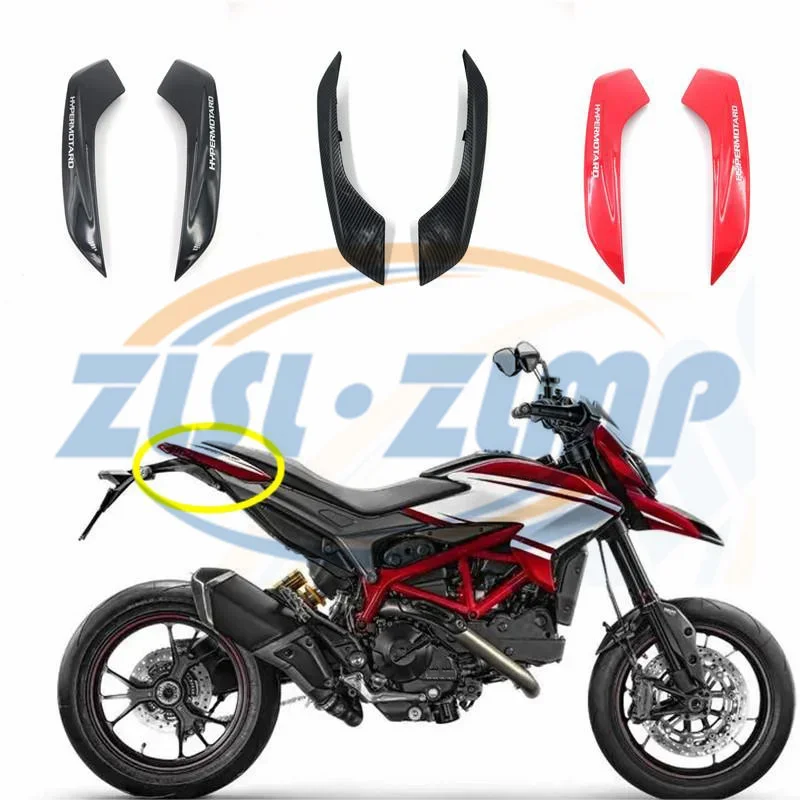 For Ducati Hypermotard 820 821 939 SP HyperStrada Rear Upper Tailstock Cover Fairing Taillight Rear Cover Seat Side Plate