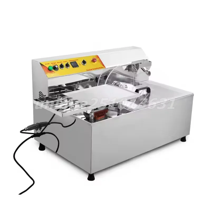 Multifunctional Continuous 25L Chocolate Melting Machine Automatic Chocolate Tempering Machine with Vibrating Table