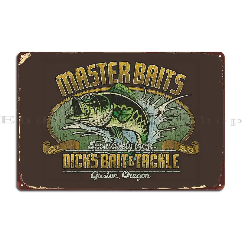 Dick S Bait And Tackle 1953 Metal Plaque Poster Printed Plaques Wall Decor Pub Plates Wall Decor Tin Sign Poster