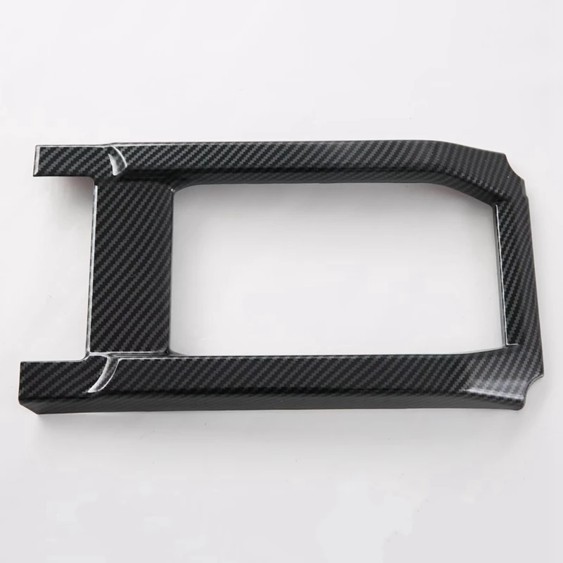 For Toyota Yaris Cross 2024 RHD Carbon Fiber Center Console Water Cup Holder Cover Trim Interior Accessories