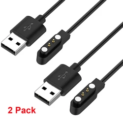 Smart Watch Charger VeryFitPro Charging Cable for ID205L ID205S / Uwatch 3S 3 2 2S Wholesale Smartwatch Accessories 2 Pack