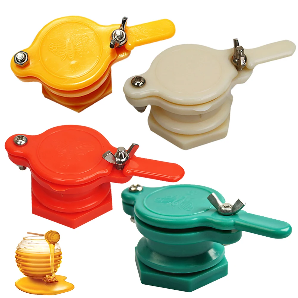 4 Colors Bee Honey Tap Gate Valve Extractor Bottling Honey Extractor Machine Hive Equipments Beekeeping Tools