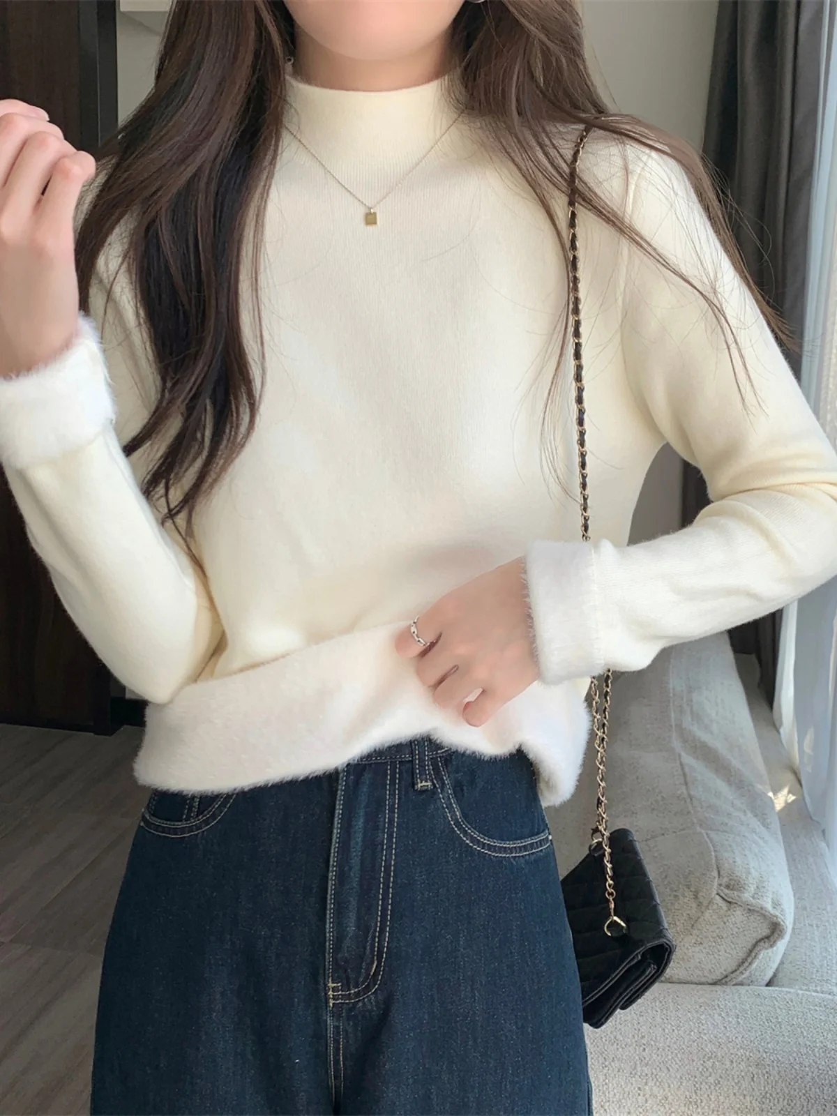 

Свитера Джемперы Пуловеры Женские Для Свободных Альпака Подарочный Узор Обычный Рождественский Праздник Зима Праздничный Сезон Праздник