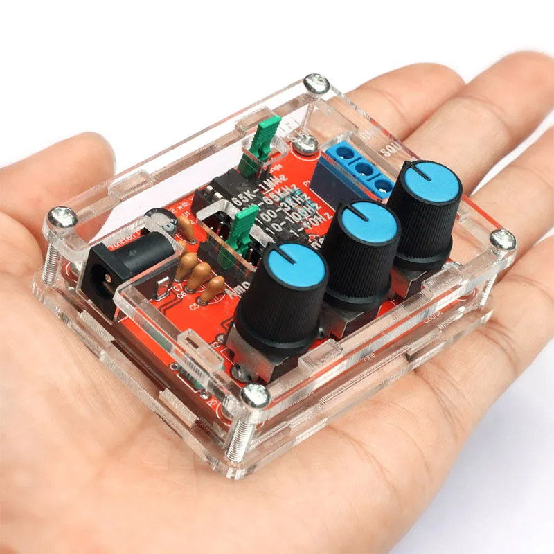 

Sine/Triangle/Square Output Signal Generator Adjustable Frequency AmplitudeFor XR2206 Function Signal Generator DIY Kit