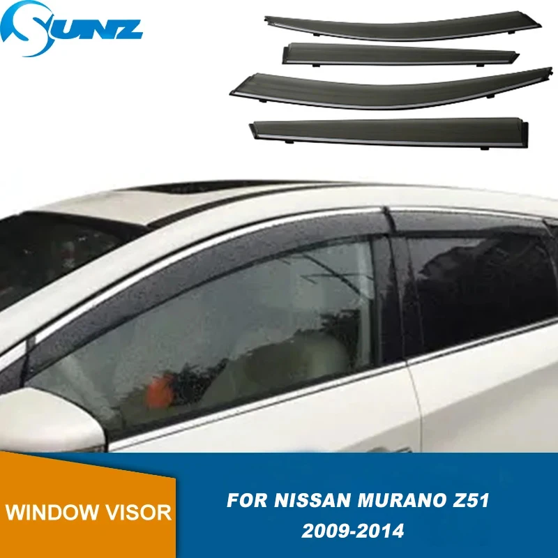 

Window Visor For Nissan Murano Z51 2009 2010 2011 2012 2013 2014 Weathershield Sun Rain Deflector Guard Car Window Deflector
