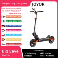 JOYOR S8 Adults Foldable Electric Scooter 600W Motor 48V26AH Escooter 10 Inch Off-Road Pneumatic Tires Urban Commuting E-Scooter