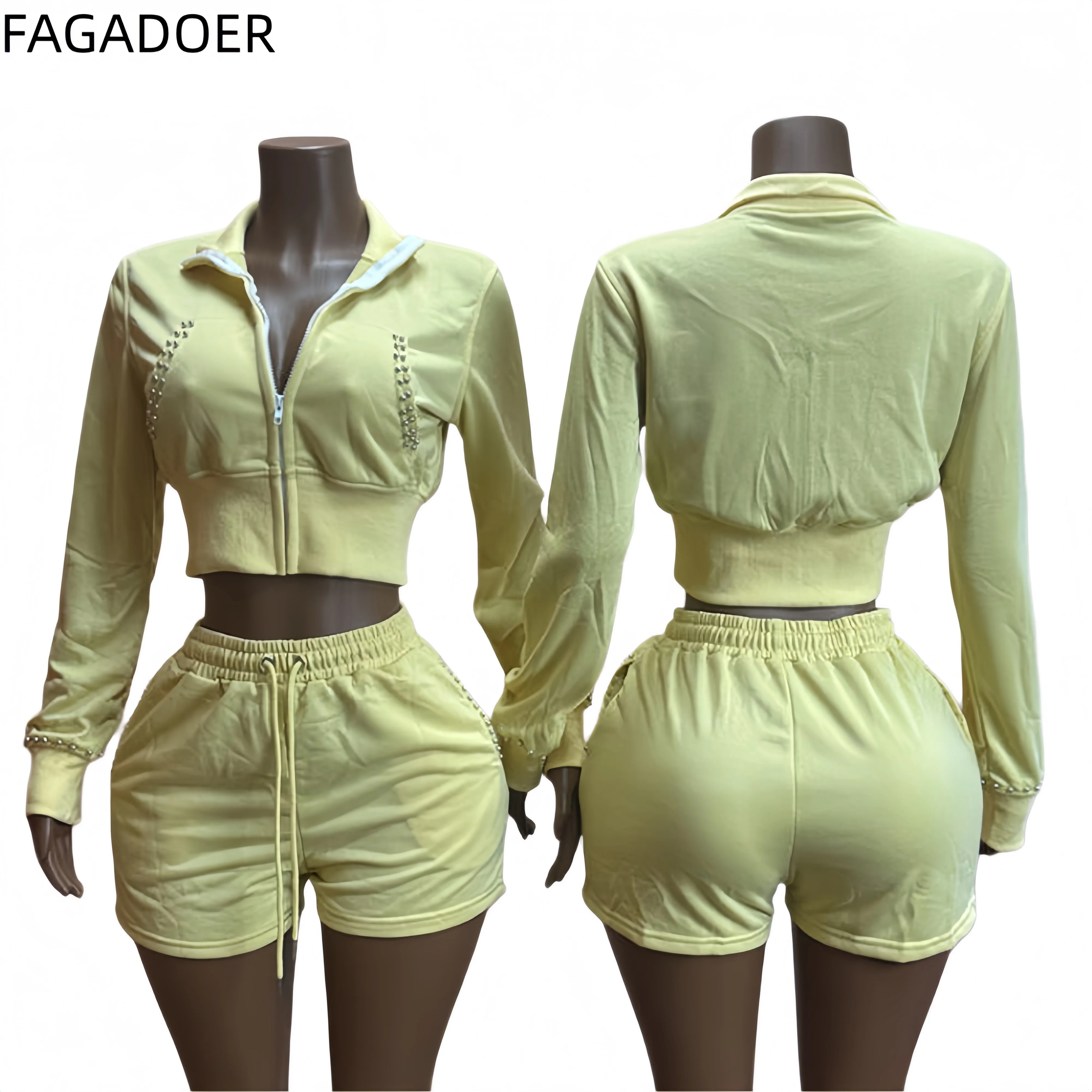FAGADOER Casual Daily Sports 2 - огляд і ціна Women'S Fashion Zip Hoodie